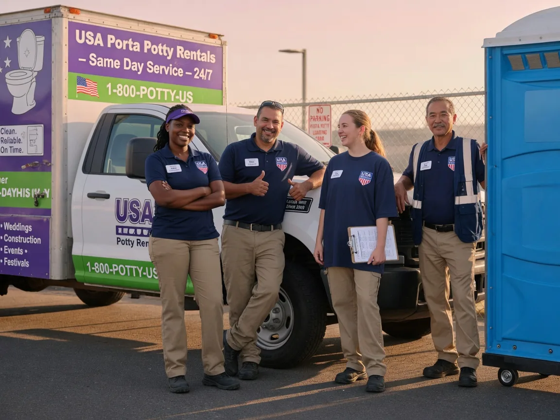 Porta Potty Rental company in Pottersville, NJ